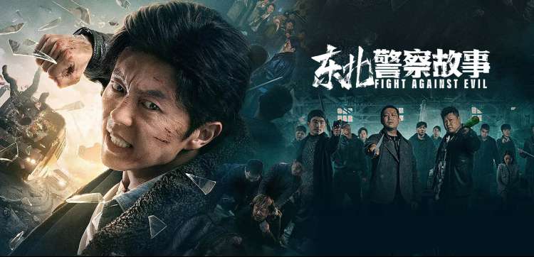 南海影视城旅游攻略轮播图：旧香港街霓虹招牌与复古电车